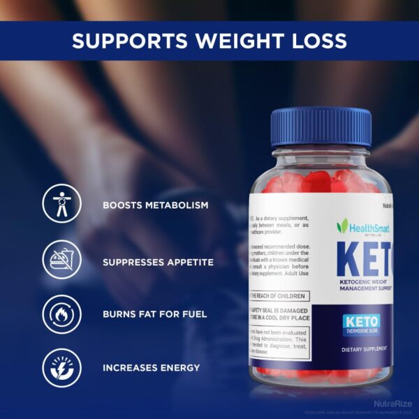 paquete NutraRize Gomitas Keto ACV 60 unidades