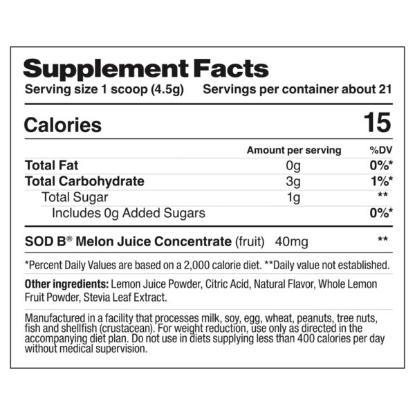 Dr Kellyann Lemon Sips lata mezcla bebida cítrica