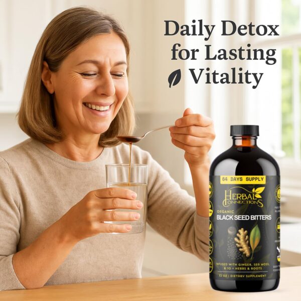 Etiqueta frontal del tónico herbal