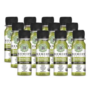 Remedy Organics Immunity Plus Shot 12-pack energía y detox