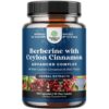 Balancing Berberine Plus cápsulas antioxidantes con canela y cardo mariano