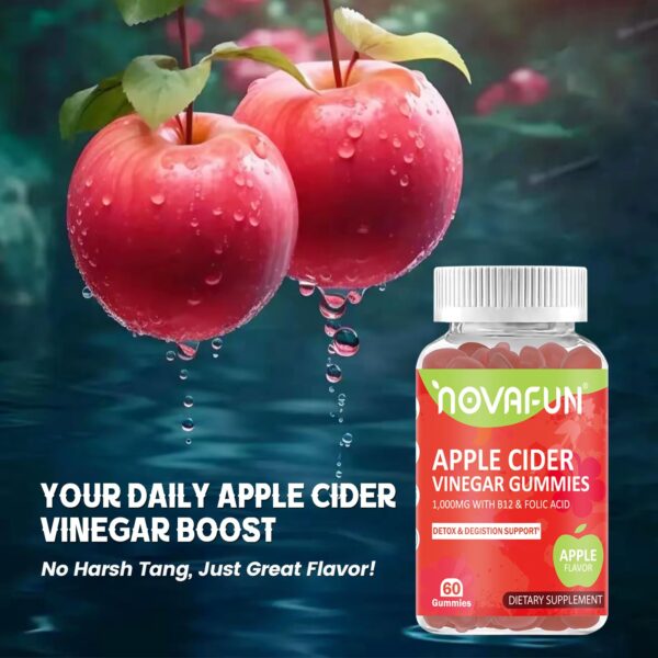Suplemento Novafun gominolas vinagre de manzana apoyo salud