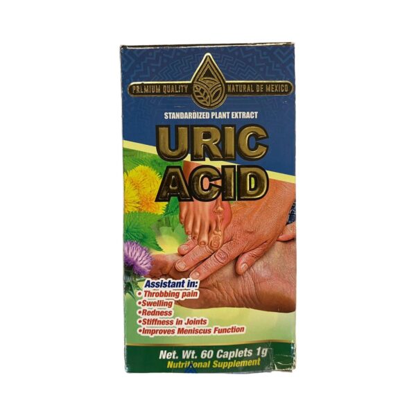 Natural de Mexico suplemento limpieza ácido úrico caja