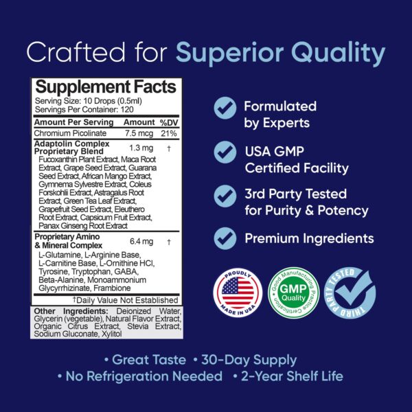 Frasco BioSource Drops en primer plano