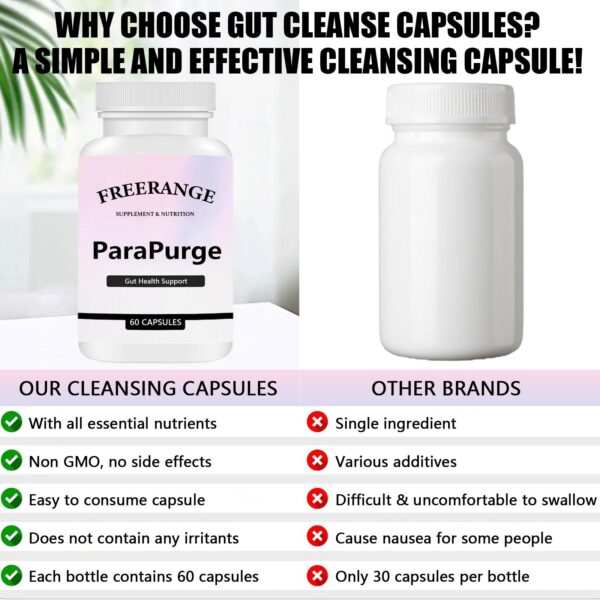Cápsulas ParaPurge sin gluten y sin aditivos
