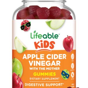 Frasco gomitas Lifeable vinagre manzana para niños