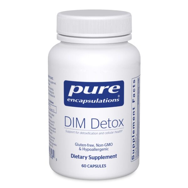 Pure Encapsulations DIM Detox suplemento desintoxicante y salud celular