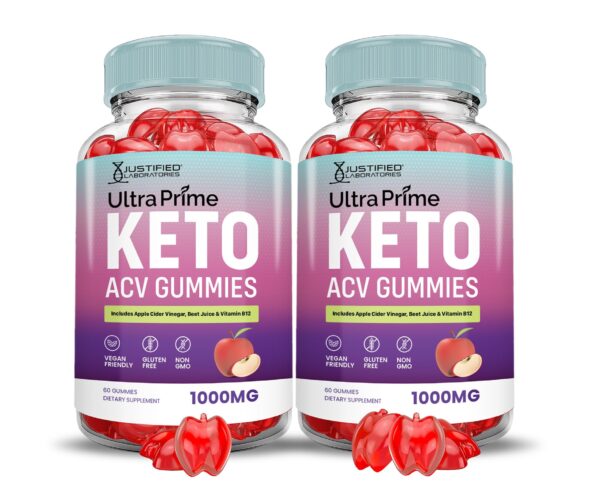Ultra Prime Keto ACV gomitas 120 piezas frasco