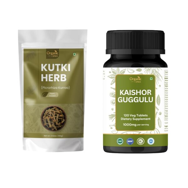 Frasco de ORGANIC SPREE Kutki y Kaishor Guggulu