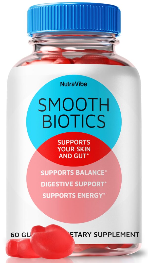 Smooth Biotics gomitas para mujeres envase frontal