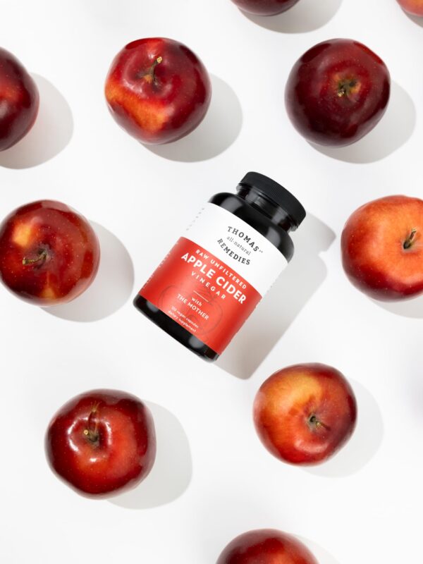 Suplemento digestivo de vinagre de sidra de manzana