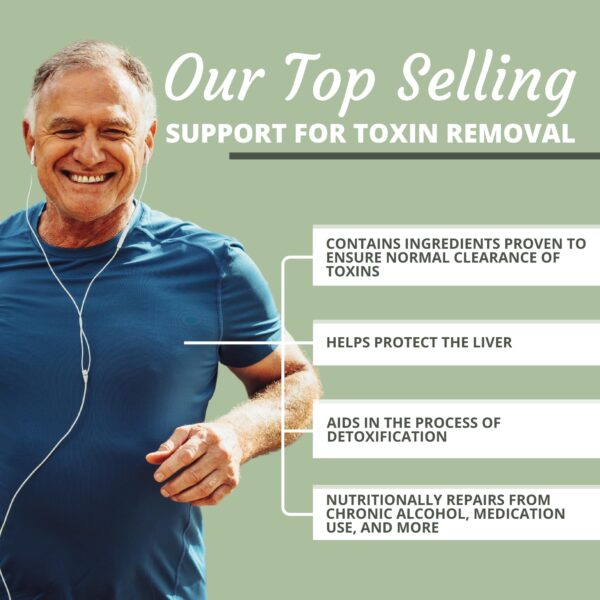 Frontal caja suplemento detox hígado y riñón Optimal Health