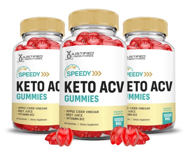 Paquete gominolas Speedy Keto ACV Justified Laboratories 180 unidades