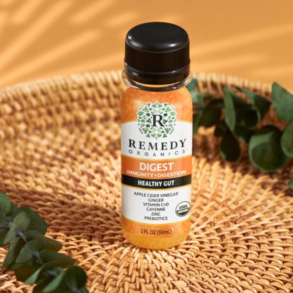 Ingrediente jengibre y saúco en Remedy Organics Immunity Plus Shot