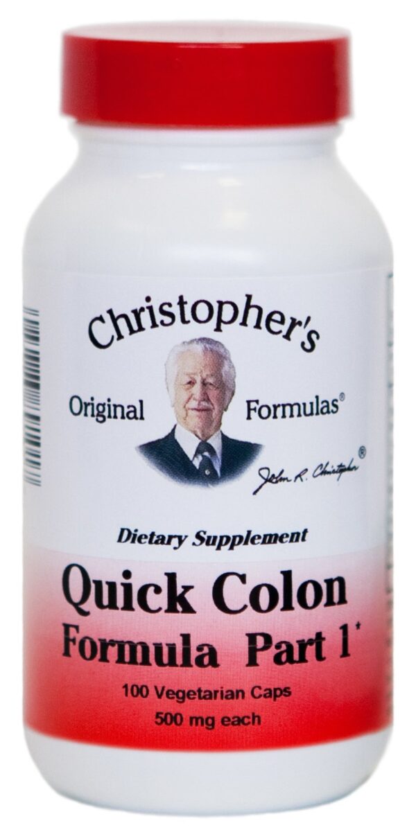 Suplemento Christopher's Quick Colon Parte 1 envase