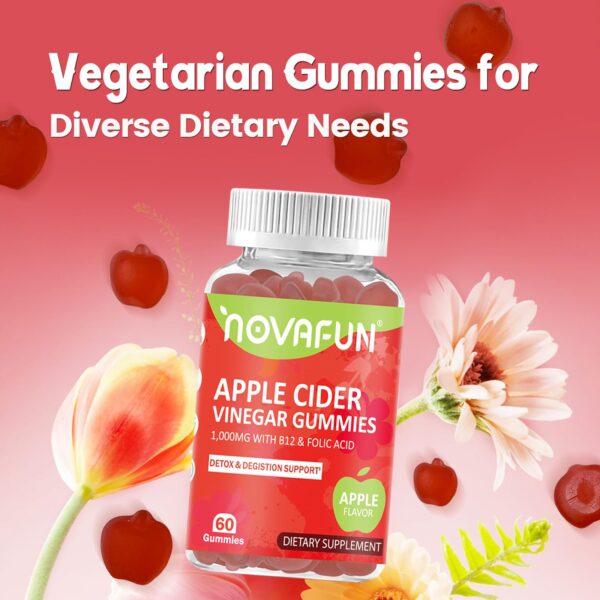 Gominolas Novafun sabor manzana natural sin sabor fuerte vinagre