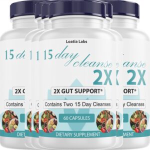 Envase 15 Day Cleanse 2X para limpieza avanzada de colon intestino