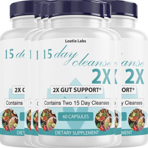 Envase 15 Day Cleanse 2X para limpieza avanzada de colon intestino