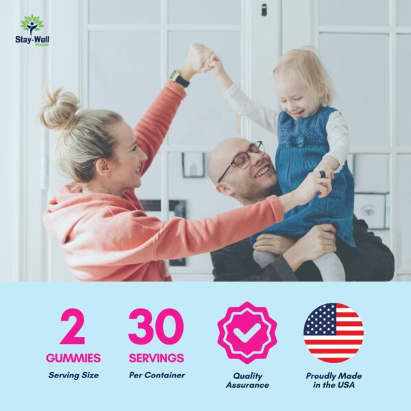 Paquete gomitas zeolita natural para niños 60 unidades