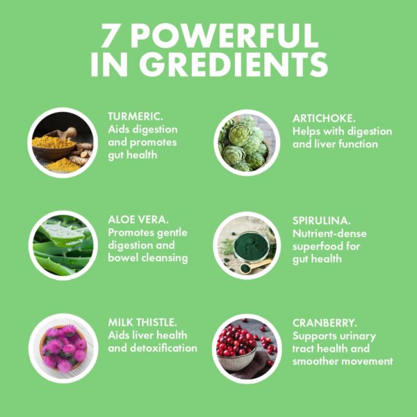 Detox natural en cápsulas para retención de líquidos y limpieza