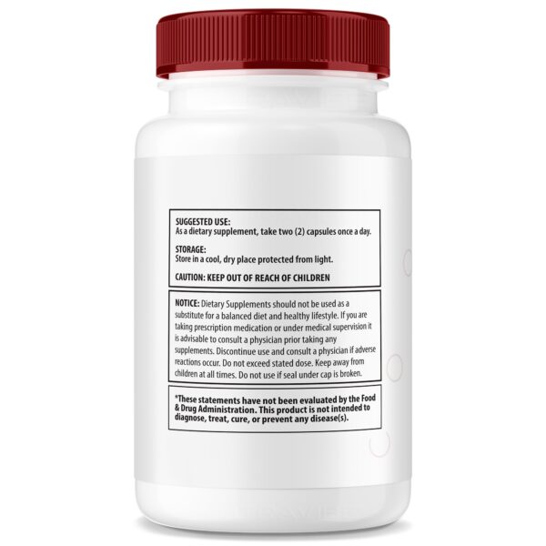 Etiqueta frontal GlycoQ cápsulas