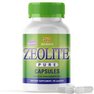 Zeolite Pure cápsulas desintoxicación corporal completa 90 cápsulas
