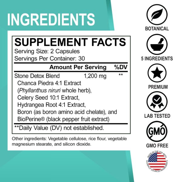 Stone Breaker detox riñón y vesícula con chanca piedra