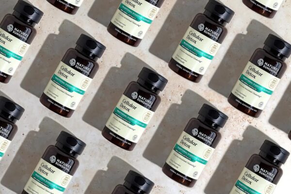 Etiqueta frontal Cellular Detox Nature's Sunshine suplemento para colon Etiqueta frontal Cellular Detox Nature's Sunshine suplemento para colon