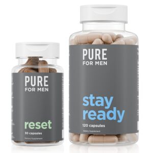 Pure for Men fibra vegana 120 cápsulas suplemento limpieza digestiva