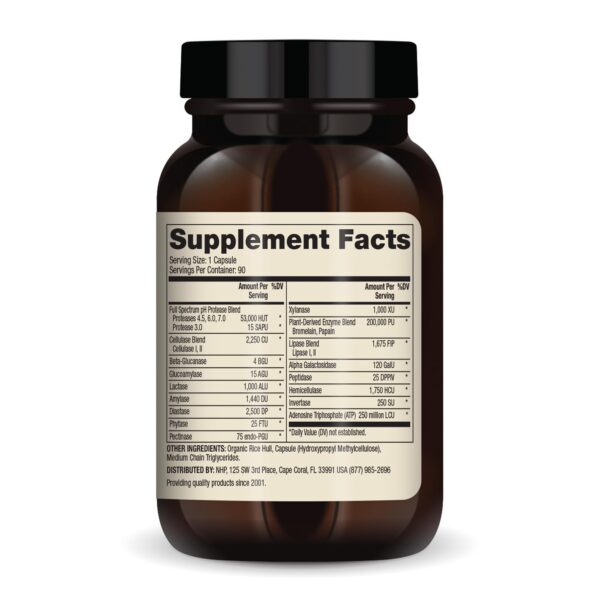 Frasco Dr Mercola Enzimas para Mujeres