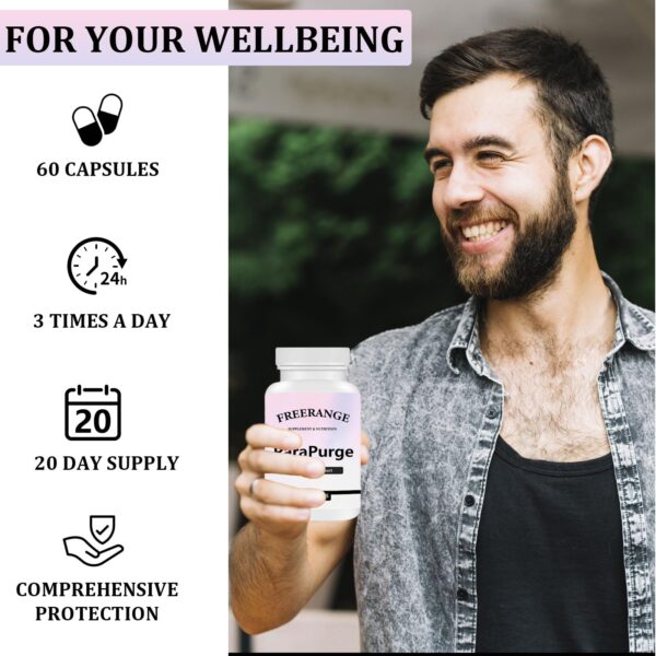 ParaPurge cápsulas para limpieza intestinal y colon