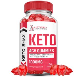 Gomitas Keto Snax ACV con fórmula avanzada veganas