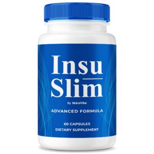 Cápsulas InsuSlim frente a fondo blanco