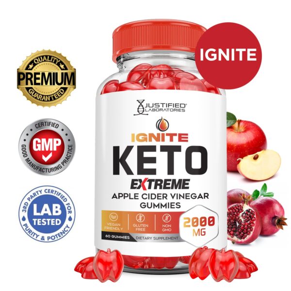 Frasco Gomitas Ignite Keto ACV vitamina B12 y remolacha Frasco Gomitas Ignite Keto ACV vitamina B12 y remolacha