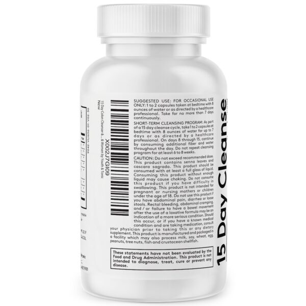 Youth & Tonic 30 días detox cápsulas paquete completo