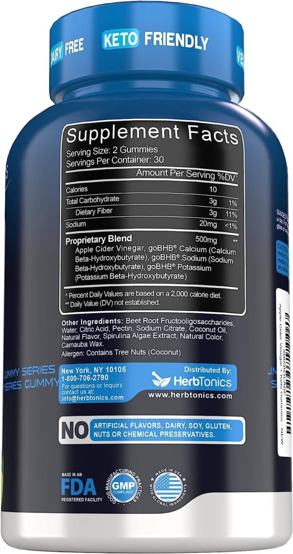 Gomitas Herbtonics Keto apoyo a metabolismo y digestión