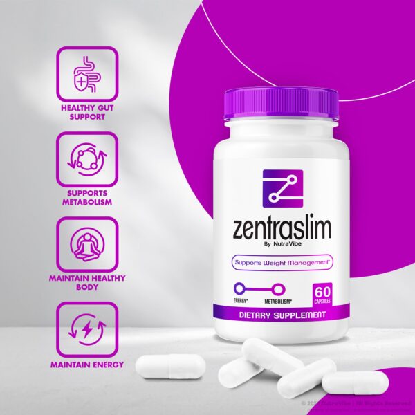 Presentación de Zentraslim frente a etiqueta