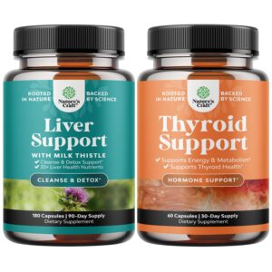 Pack Natures Craft limpia hígado soporte tiroides herbal Pack Natures Craft limpia hígado soporte tiroides herbal