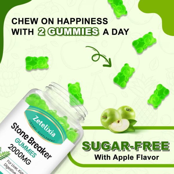 Gomitas orgánicas para salud renal y vesícula Zetelixia