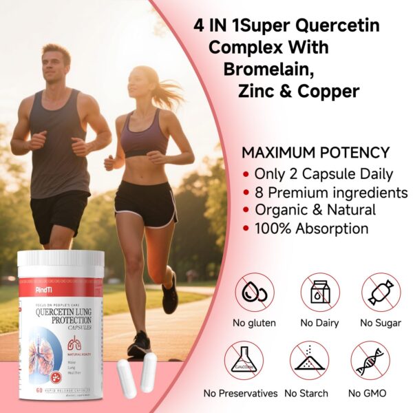 Etiqueta frontal suplemento detox y limpieza pulmonar RindTi