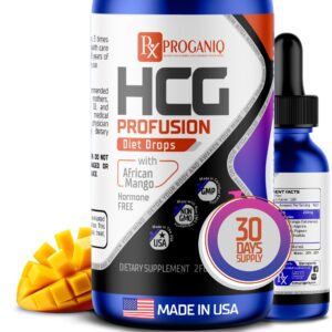 X PROGANIQ Profusion HCG Gotas control peso con mango africano