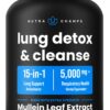 NutraChamps cápsulas detox pulmonar hoja de gordolobo 60 unidades