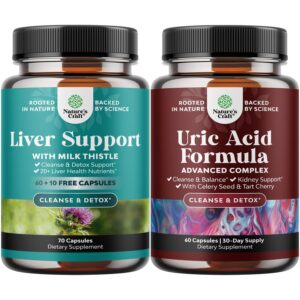 Paquete de fórmula detox para hígado y ácido úrico Natures Craft