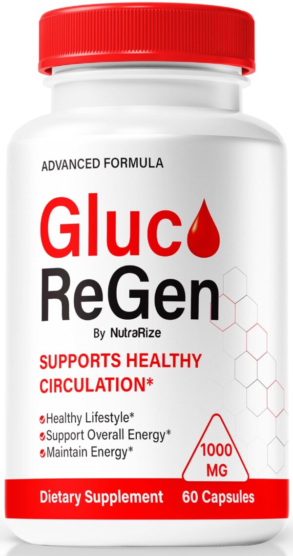 NutraRize GlucoRegen cápsulas para niveles estables de glucosa