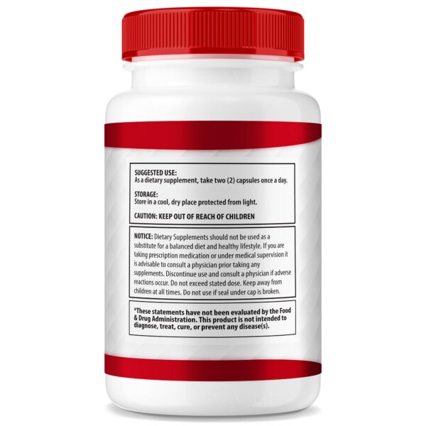 Etiqueta frontal de Gluco Vital