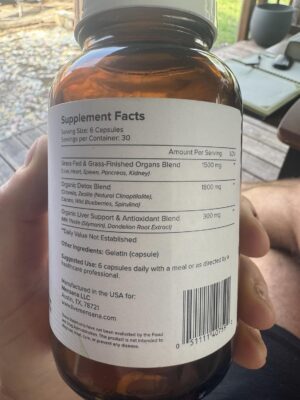 MENSANA cápsulas para limpieza diaria y soporte mineral en envase marrón