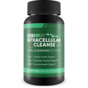 Frasco suplemento limpieza intracelular herbal Sebi Intracellular Cleanse