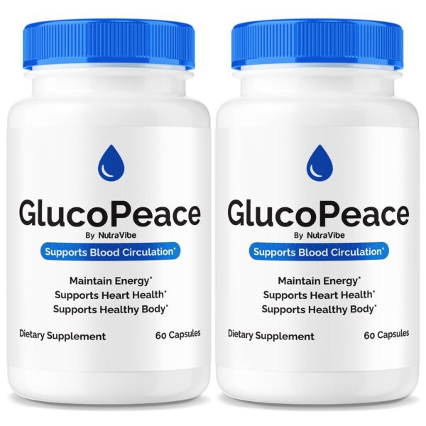 Paquete de Gluco Peace Pills para equilibrio y energía natural