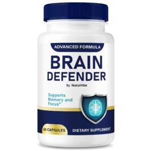 Frasco Brain Defender suplemento para memoria y concentración