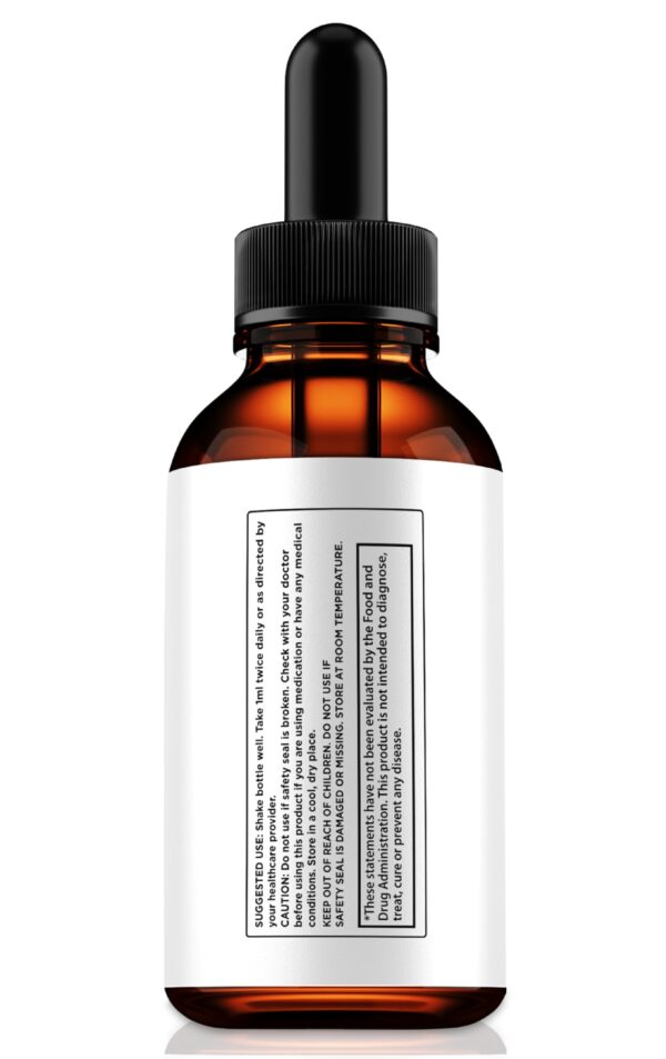 Etiqueta frontal Glyco Genius gotas líquidas 60 porciones